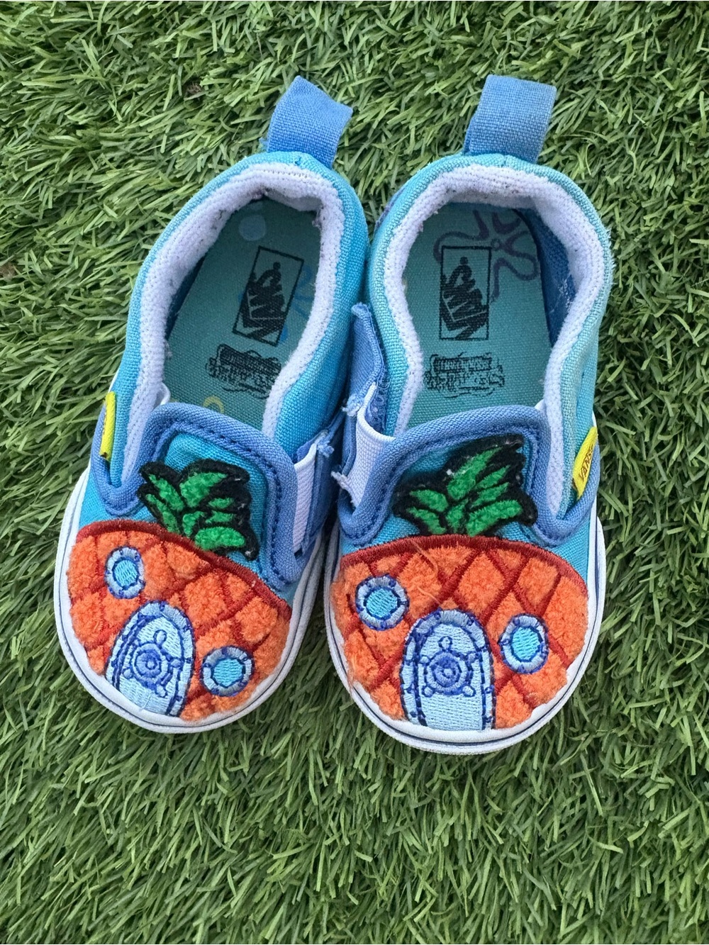 Vans x SpongeBob SquarePants Toddler Size 4.0 Pineapple House Shoes